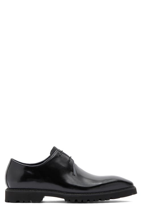 Maison Forte Connor Wholecut Plain Toe Derby In Black