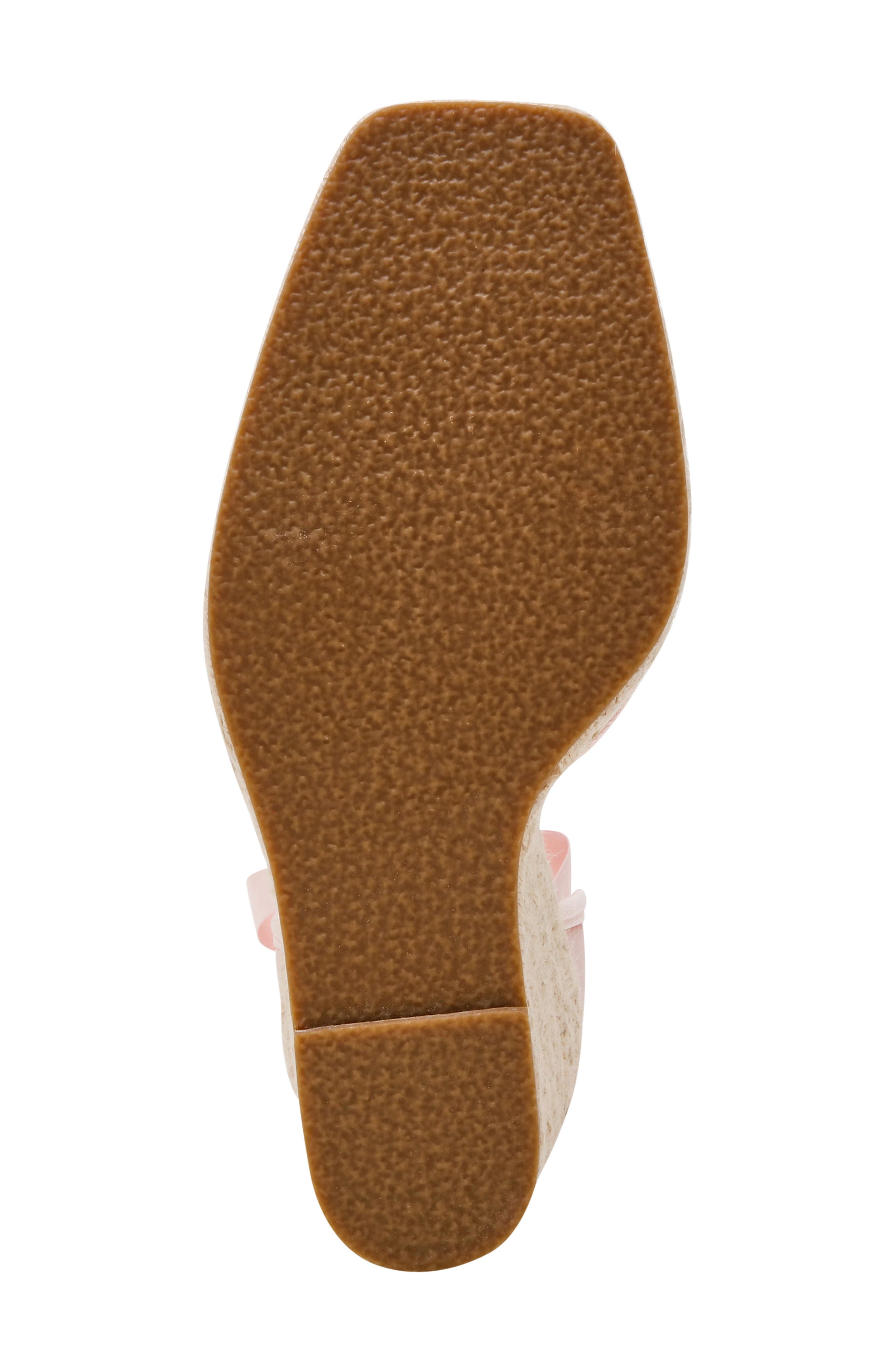 Varina Ankle Strap Wedge Espadrille, Alternate, color, BLUSH SATIN