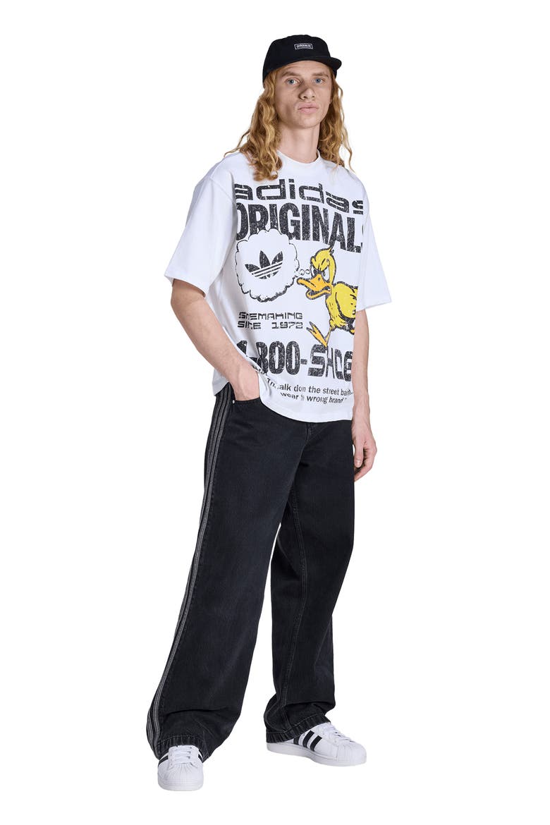 Duck Cotton Graphic T-Shirt, Alternate, color, WHITE/ /
