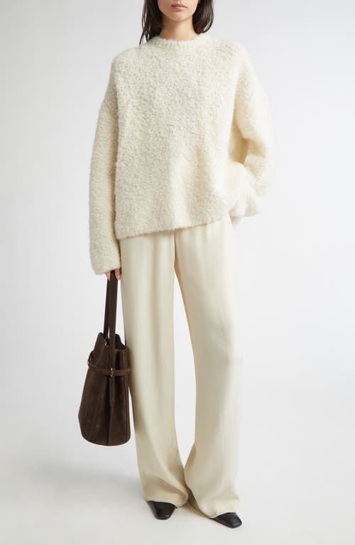 Totême Toteme Pleated Fluid Pants In Neutral