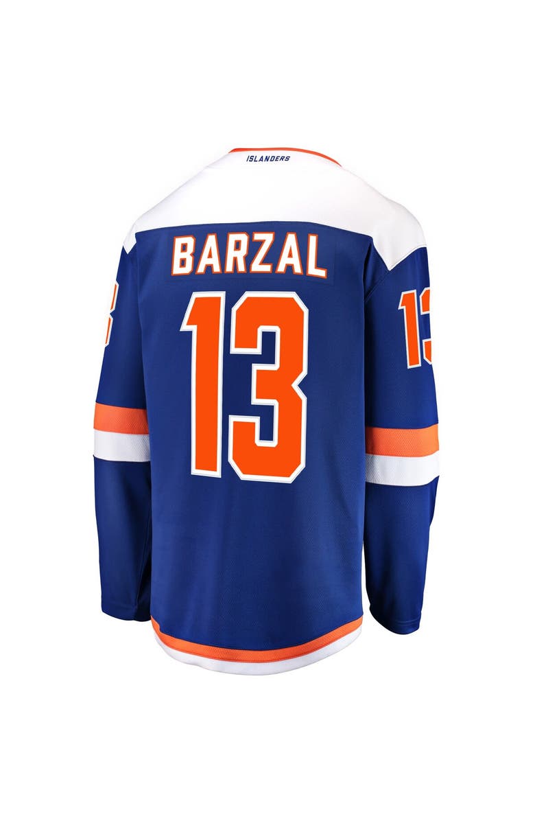 FANATICS Men's Fanatics Branded Mathew Barzal Blue New York Islanders Alternate Breakaway Jersey, Alternate, color, 