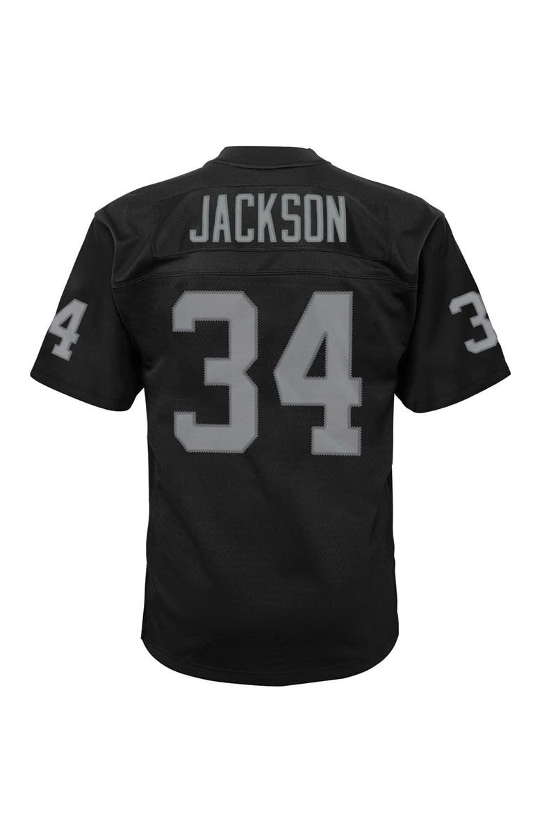 Mitchell & Ness Toddler Mitchell & Ness Bo Jackson Black Las Vegas Raiders 1988 Retired Legacy Jersey, Alternate, color, Black