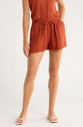 Elan Tie Waist Cover-Up Shorts