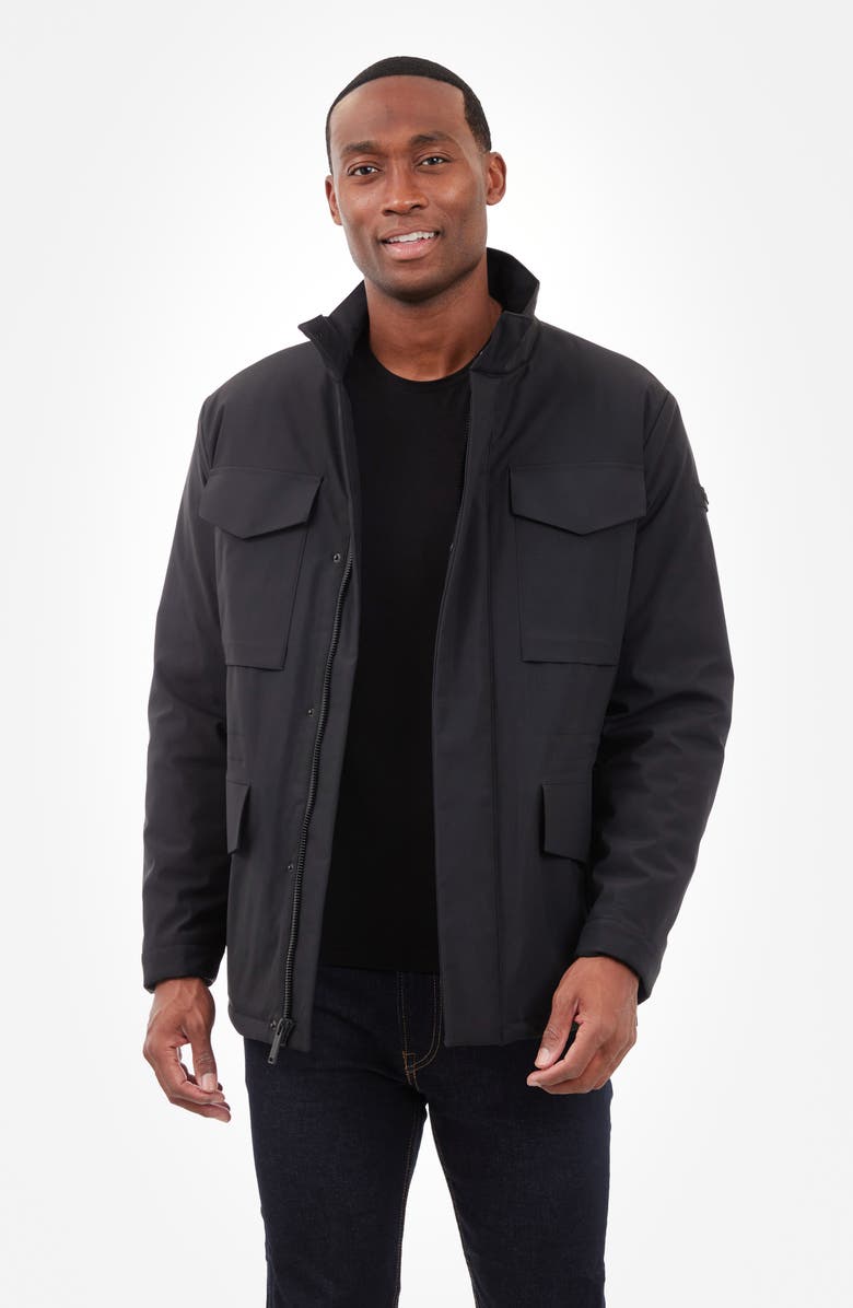 Michael Kors Charleton Water Resistant Jacket, Alternate, color, Black