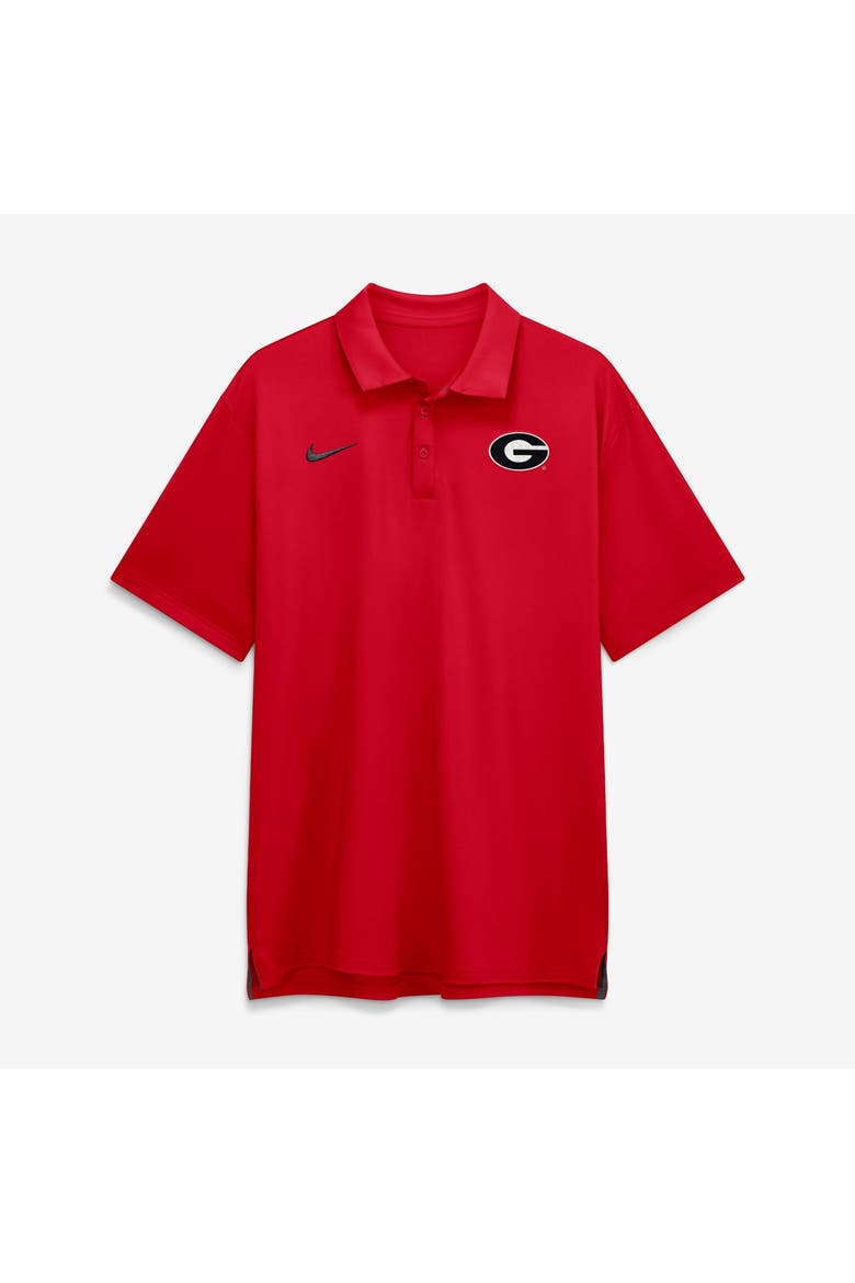 Men's Nike Red Georgia Bulldogs 2026 Sideline Tour Dri-FIT Polo, Main, color, Red