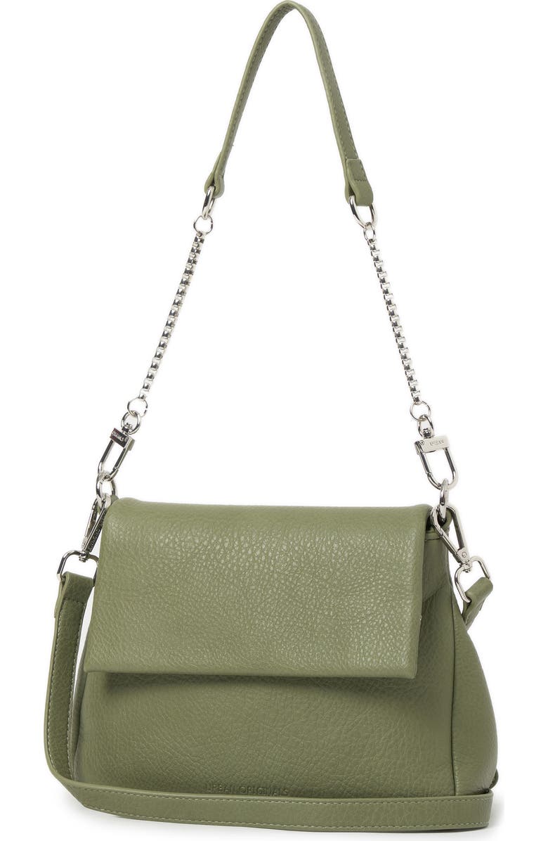 Urban Originals Wish List Vegan Leather Crossbody Bag, Alternate, color, Green