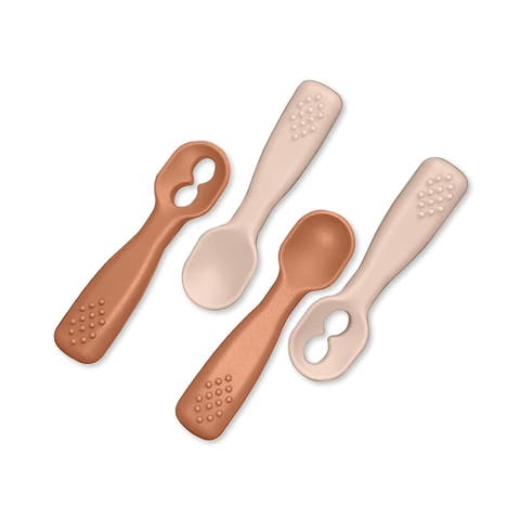 Silicone Baby Feeding Spoon Set 4 Piece