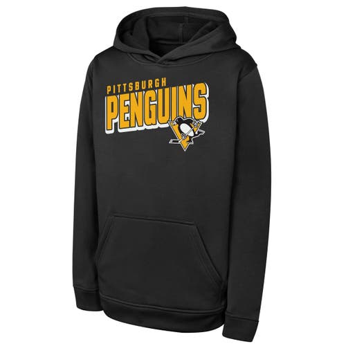 Outerstuff Kids' Youth Black Pittsburgh Penguins Cyber Punk Performance Hoodie