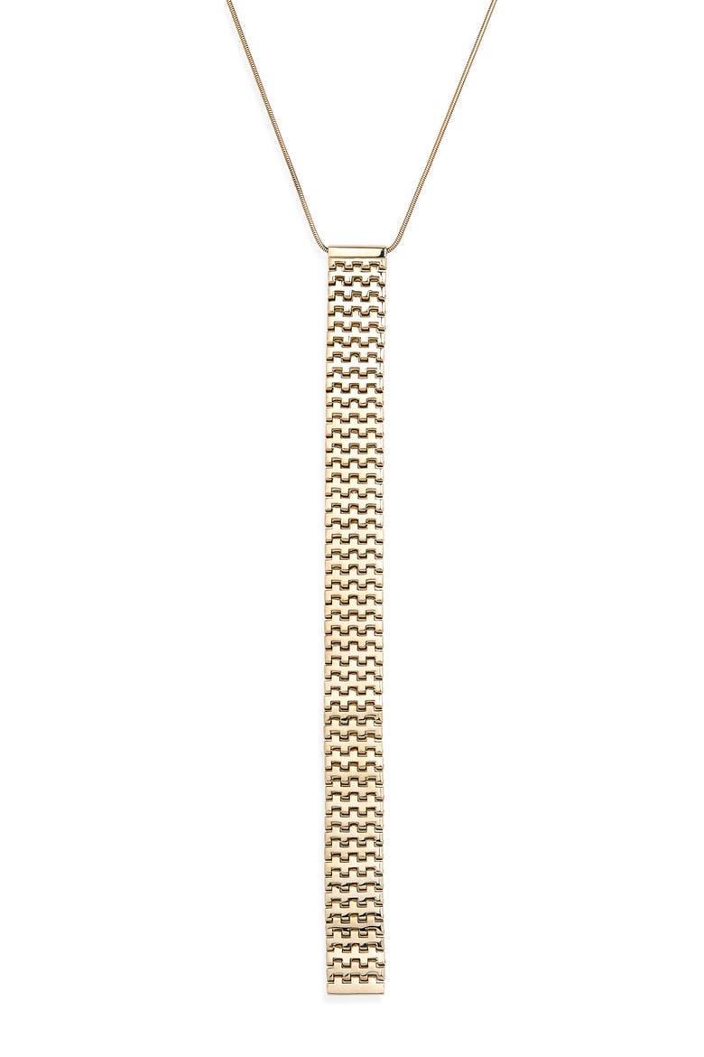 Pendant Necklace, Main, color, PALE GOLD