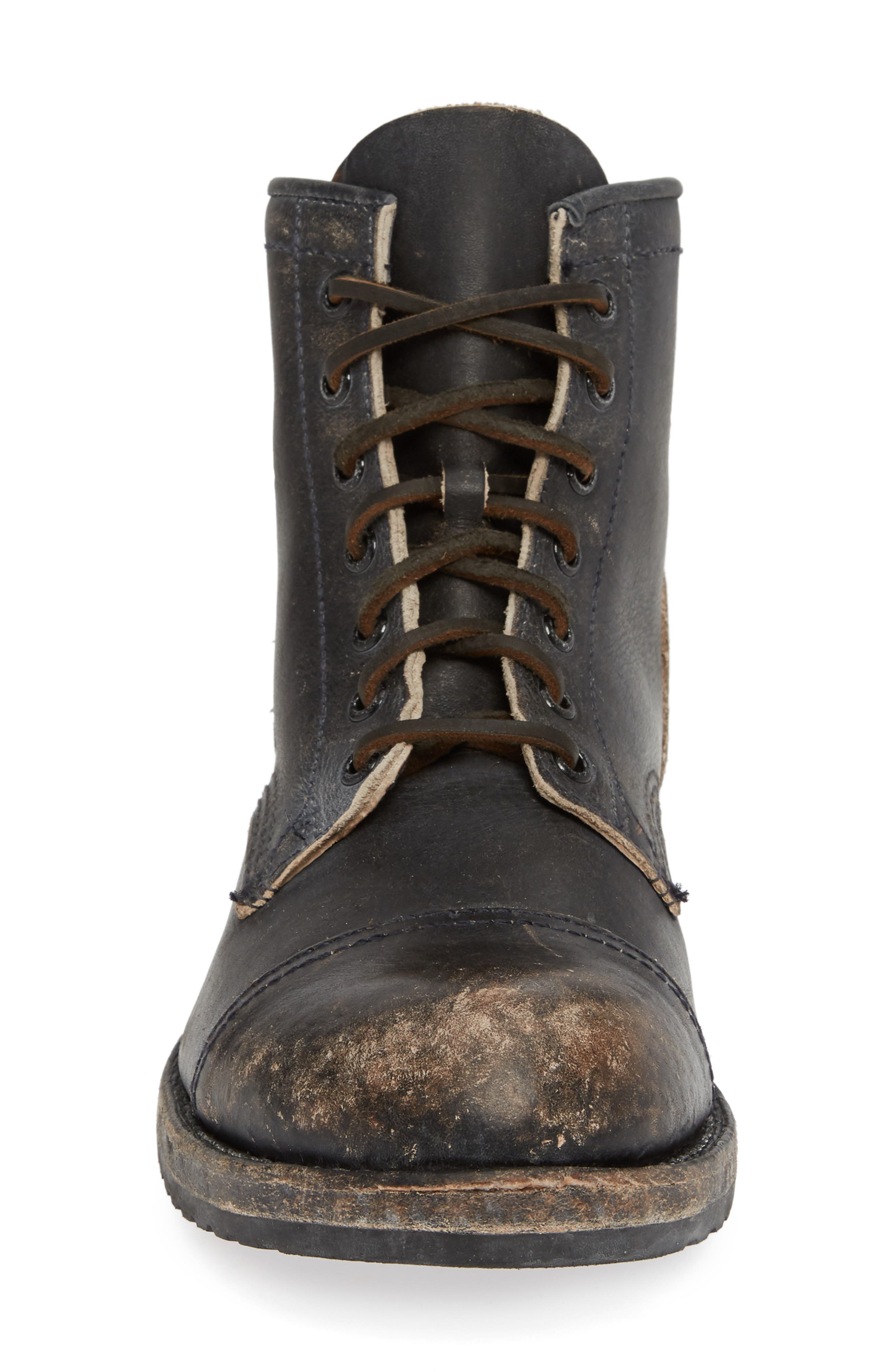 Frye Logan Cap Toe Boot, Alternate, color, 