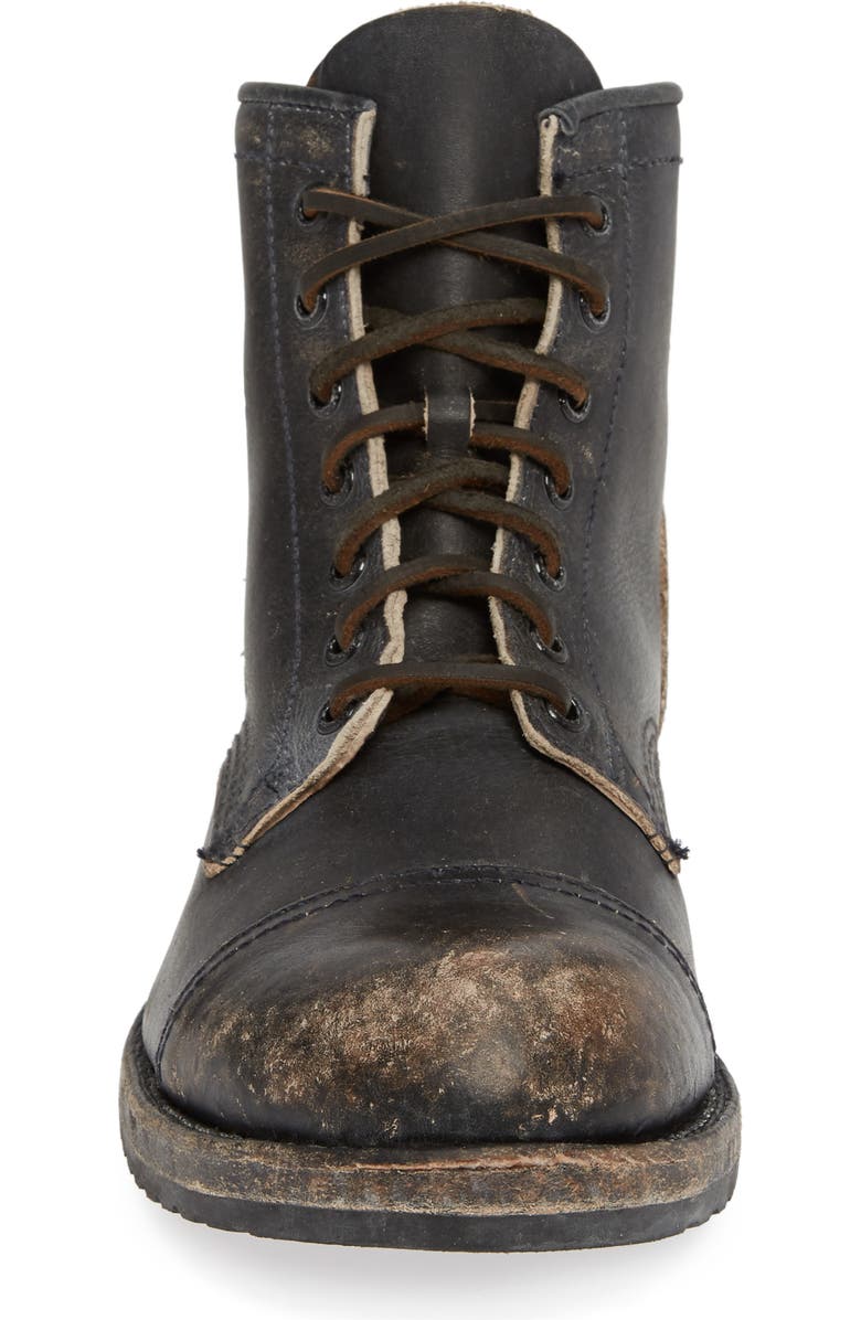 Frye Logan Cap Toe Boot, Alternate, color,
