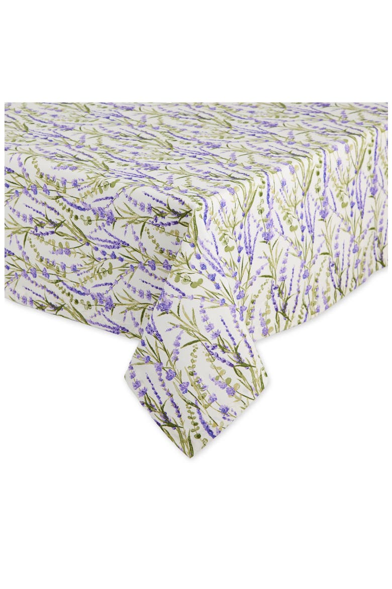 Lavender Fields Tablecloth, Alternate, color, PURPLE