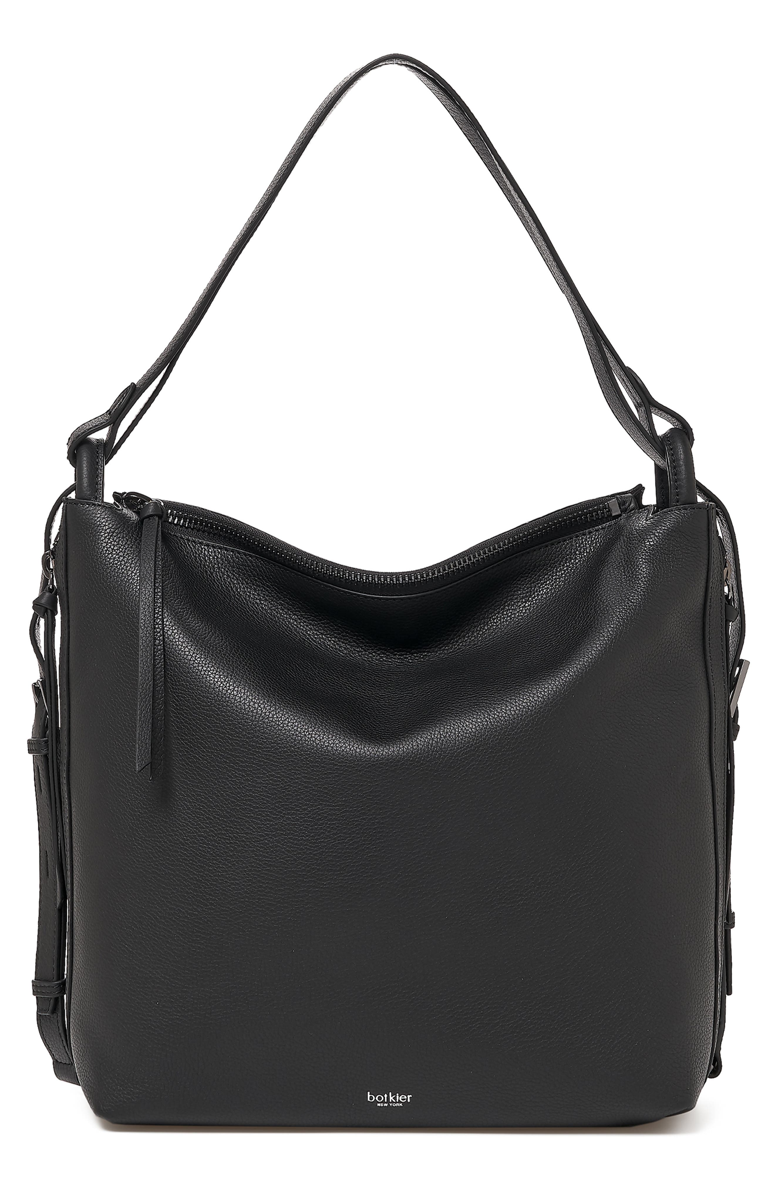 Botkier Bond Convertible Leather Hobo Bag, Main, color, 