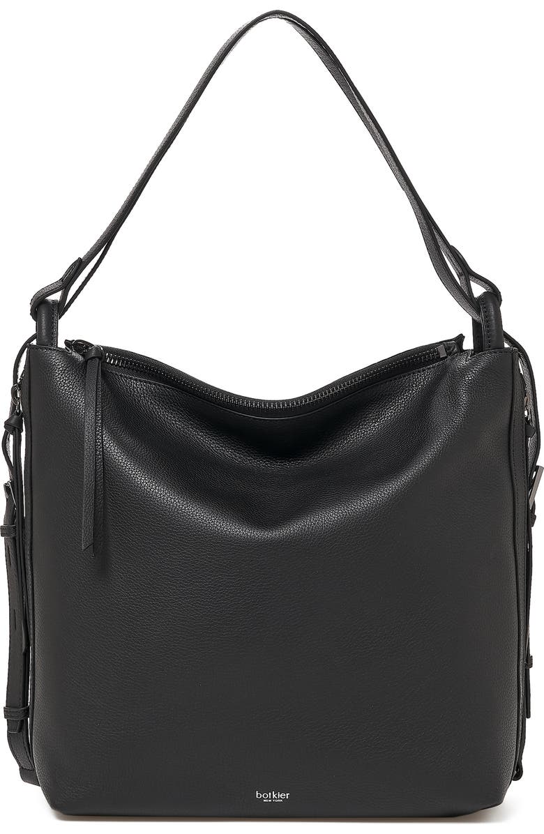 Botkier Bond Convertible Leather Hobo Bag, Main, color,