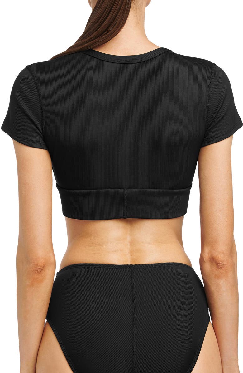 Robin Piccone Amy Crop Bikini Top, Alternate, color,