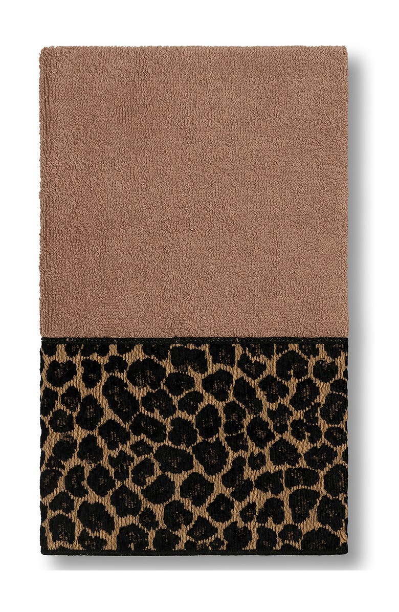 Linum Home Textiles Spots 3-Piece Embellished Towel - Latte, Alternate, color, Latte