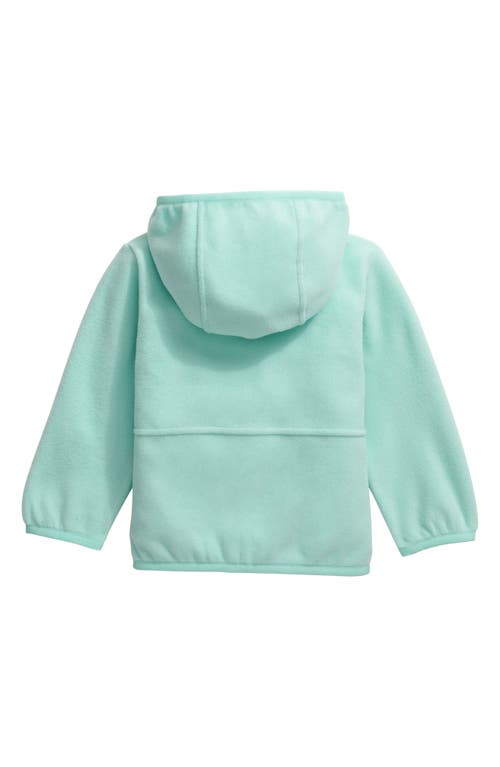 The North Face Glacier Fleece Zip Hoodie In Bright Foam