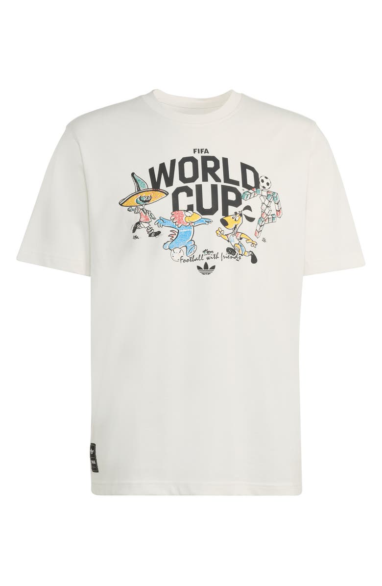 adidas Mascot Graphic T-Shirt, Alternate, color, Cloud White