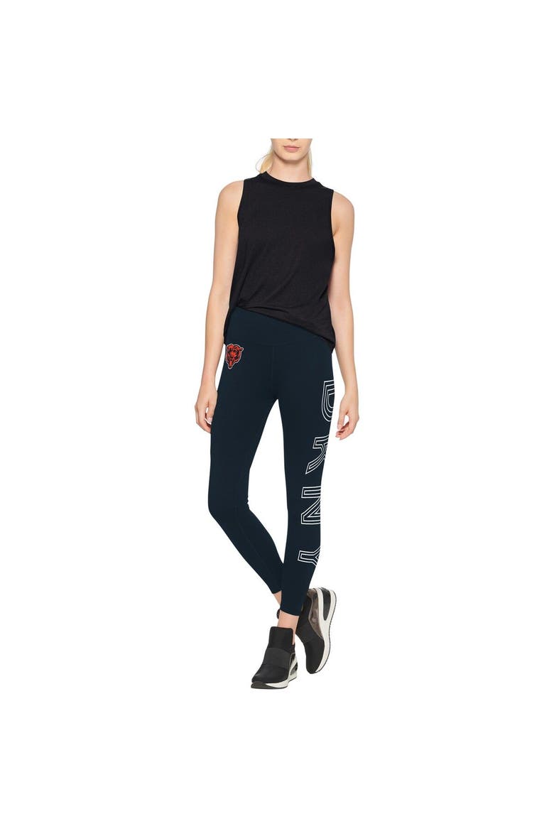 Women's DKNY Sport Navy Chicago Bears Sami High Waisted Leggings, Alternate, color, Navy