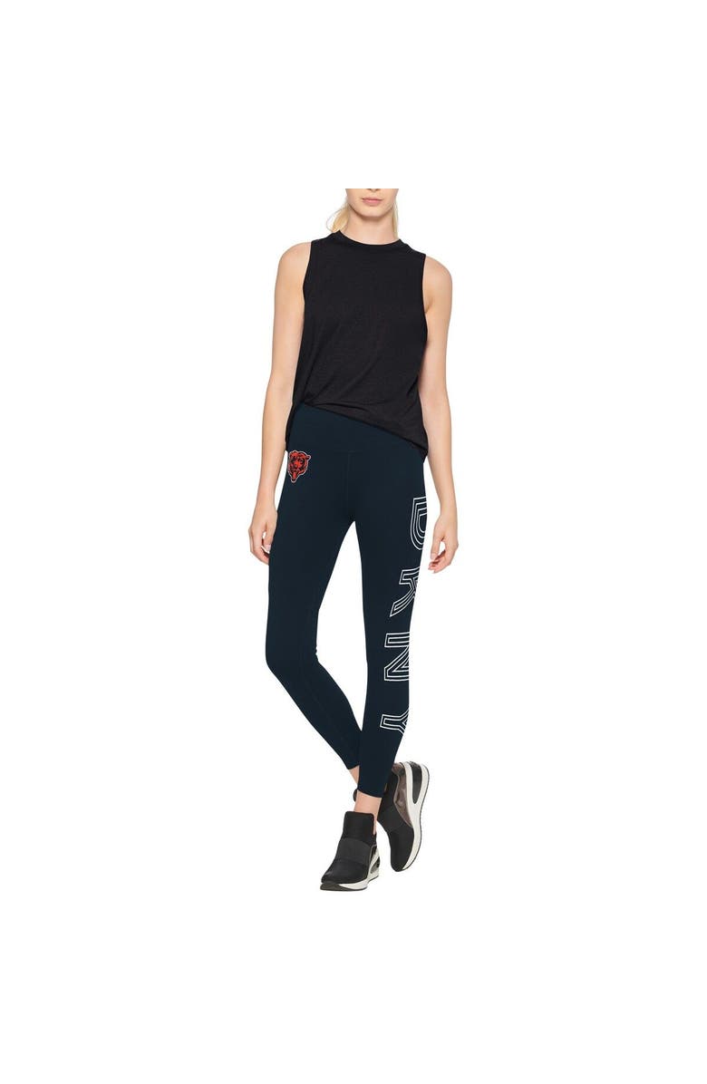 DKNY SPORT Women's DKNY Sport Navy Chicago Bears Sami High Waisted Leggings, Alternate, color, Navy
