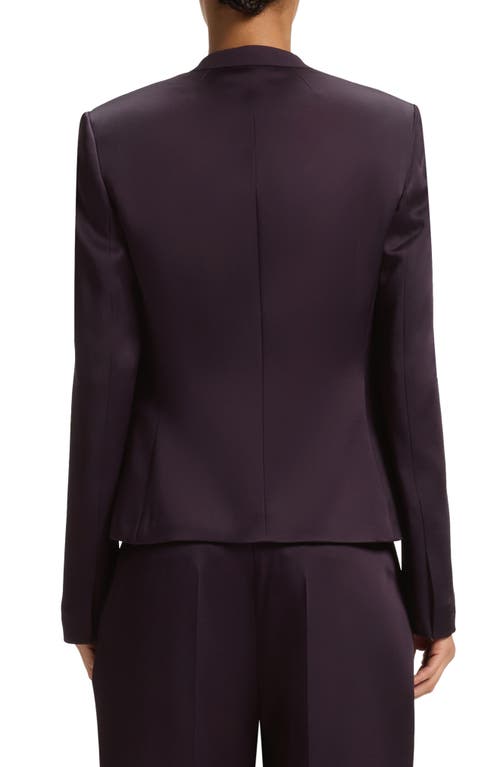 Hugo Boss Boss Jia One-button Blazer In Purple