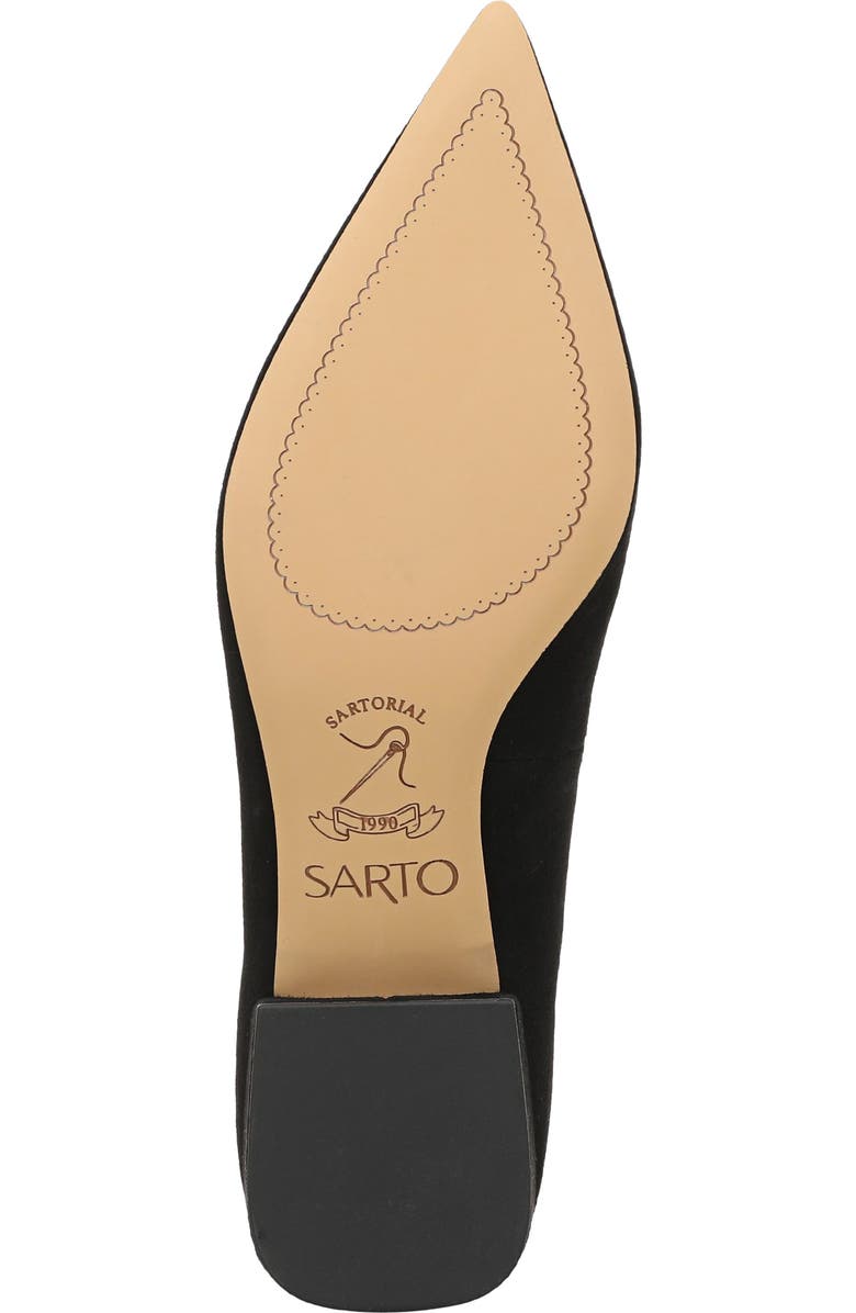 SARTO by Franco Sarto Boa Pointed Toe Pump, Alternate, color, Black Leather