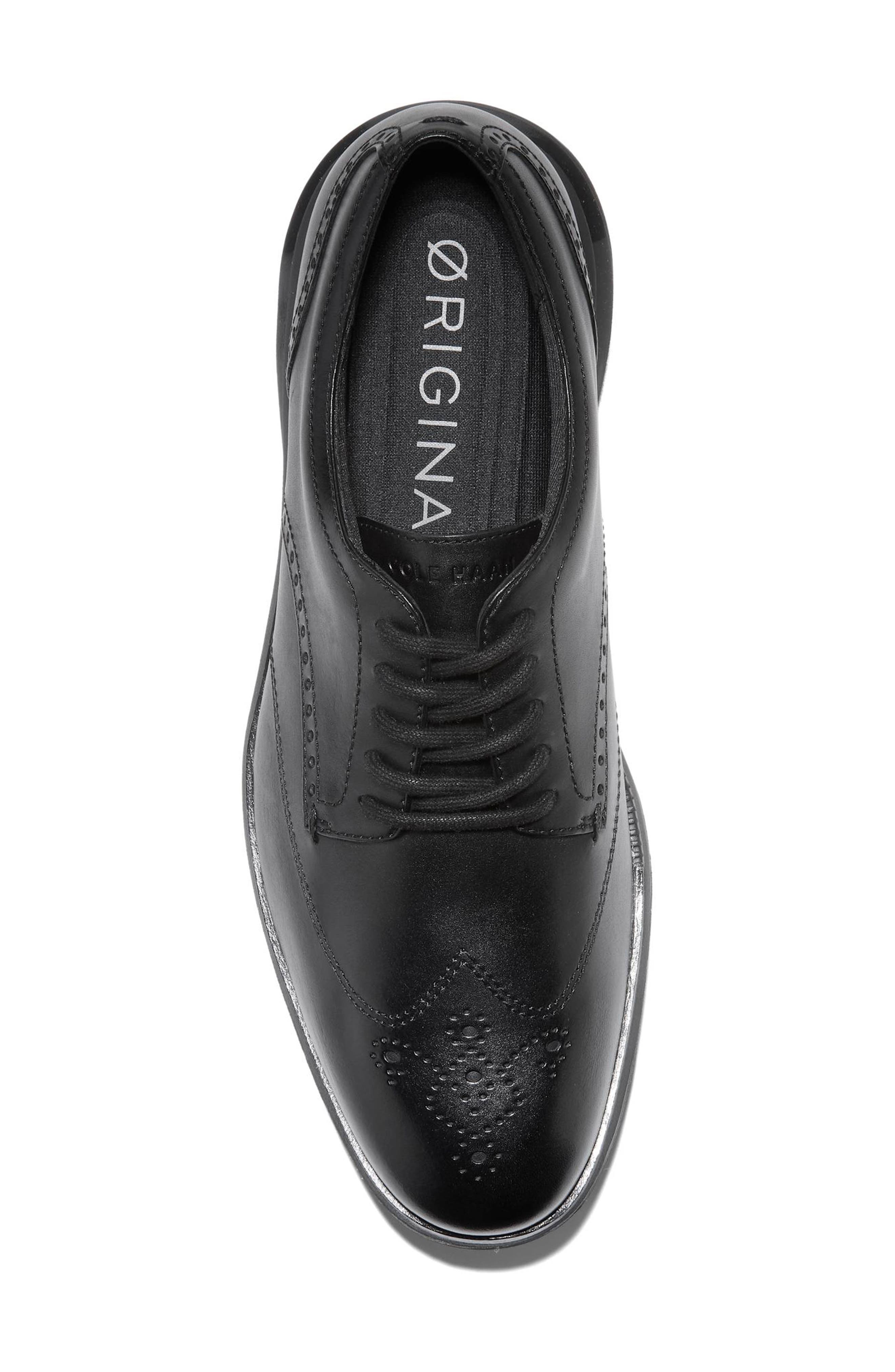 Cole Haan Original Grand Energy One Wing Oxford, Alternate, color, Black / Black / Black