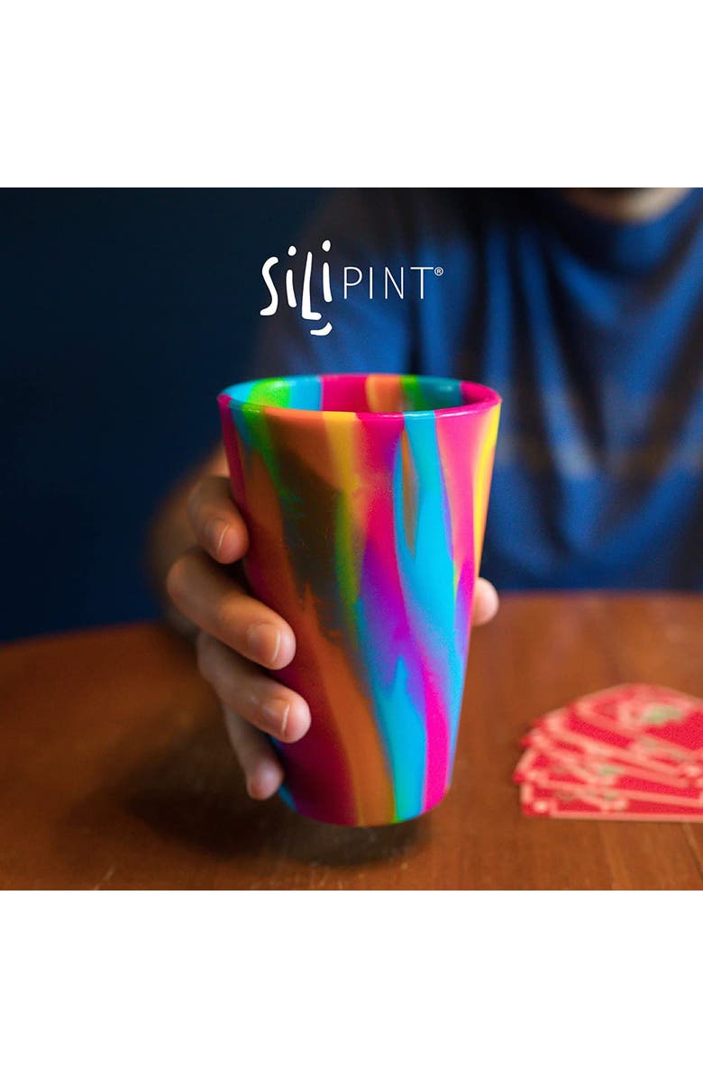 Silipint Silicone Pint Glasses 4 Pack 16oz, Alternate, color, Multicolored