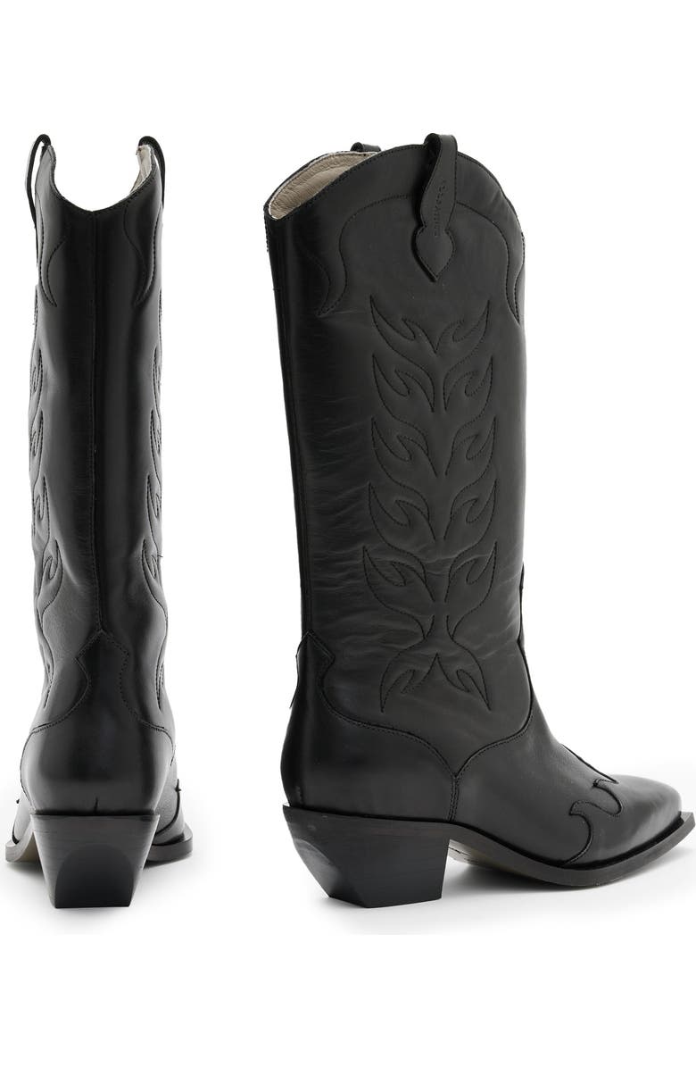 AllSaints Dolly Western Boot, Alternate, color,