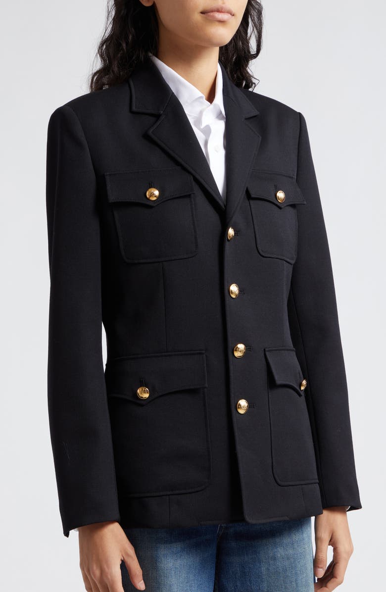 Nili Lotan Nelson Virgin Wool Blazer, Alternate, color, 