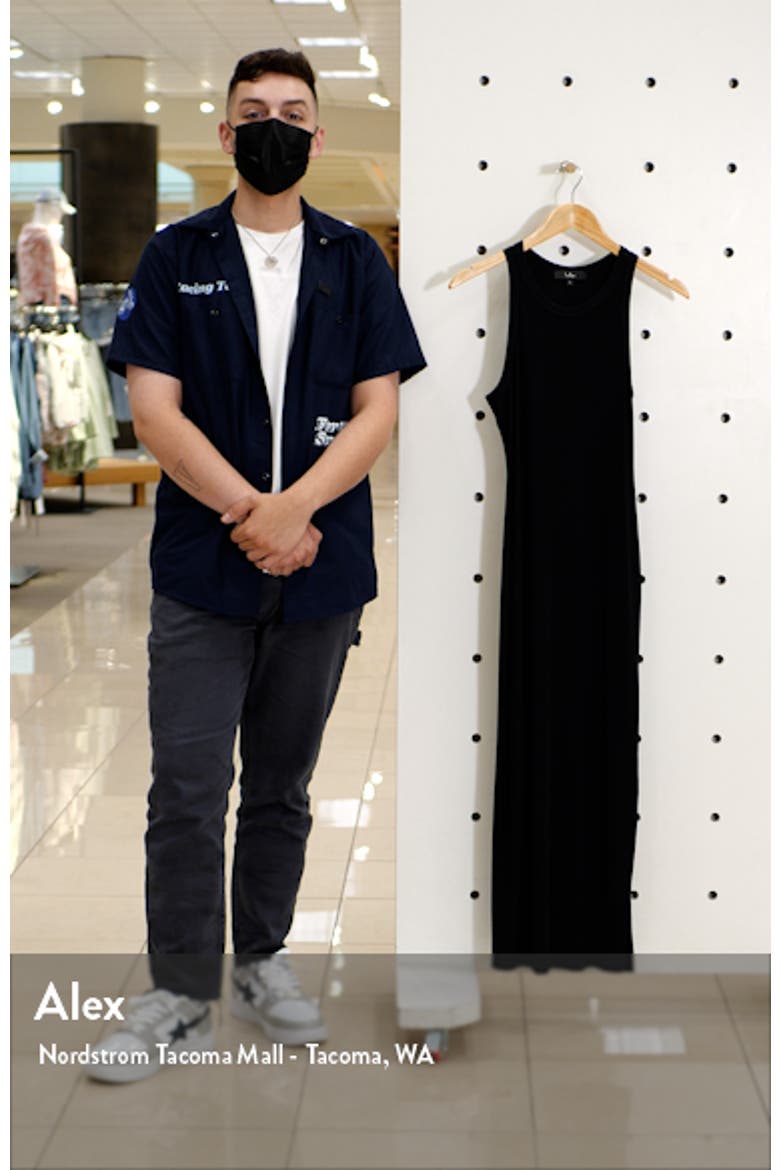 Ribbed Sleeveless Body-Con Midi Dress video