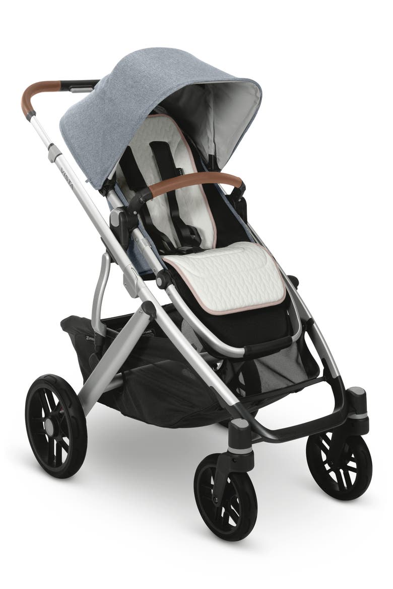 UPPAbaby® Reversible Water Resistant Seat Liner for VISTA & CRUZ Strollers, Main, color, DUSTY PINK/COZY KNIT