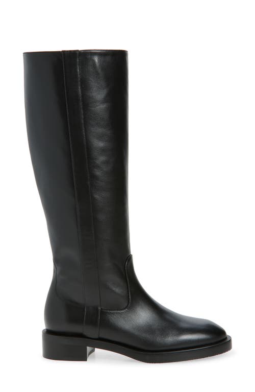 Stuart Weitzman Lenora Leather Knee Boots In Black