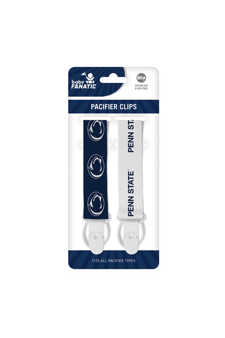 Penn State Pacifier Clip 2-Pack, Alternate, color, Multicolor