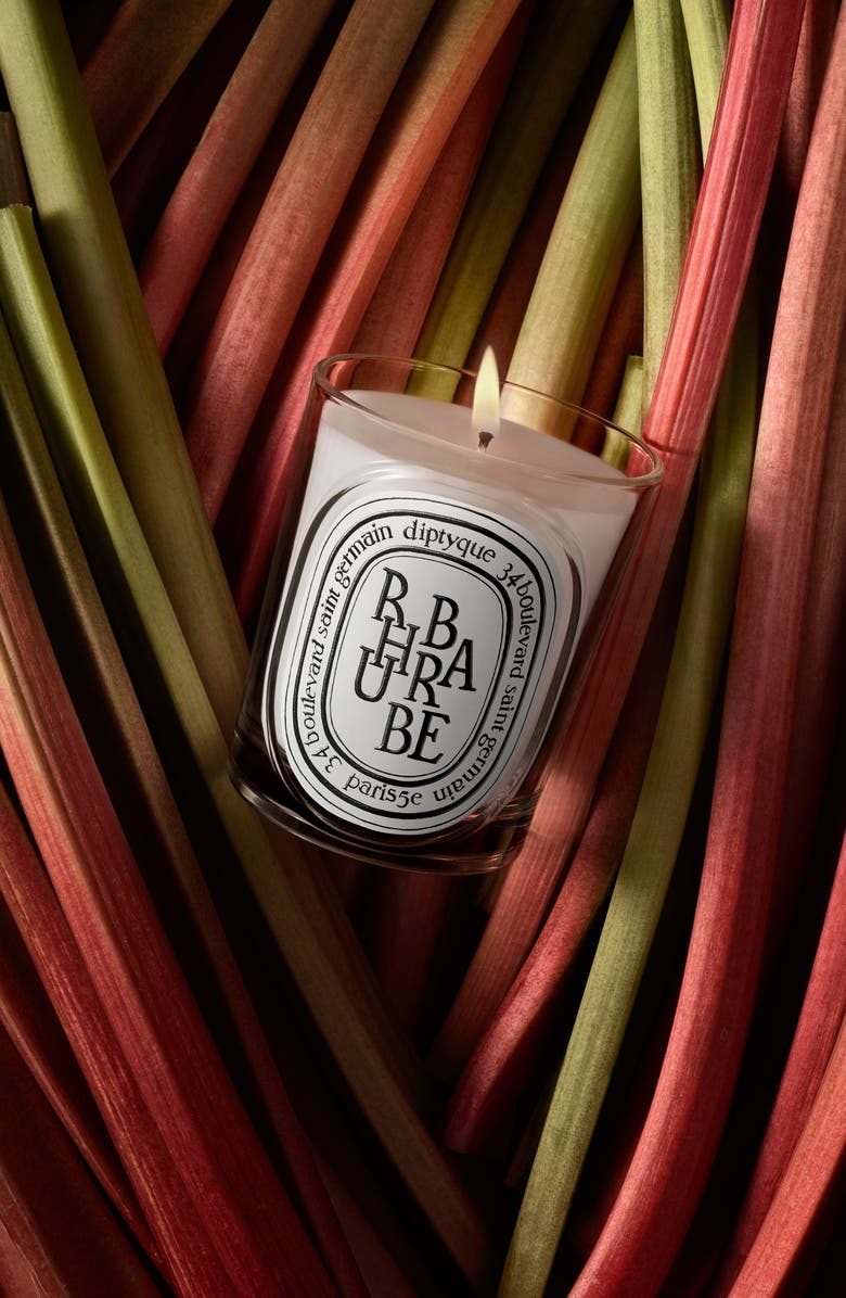 Diptyque Rhubarbe (Rhubarb) Classic Candle, Alternate, color, 