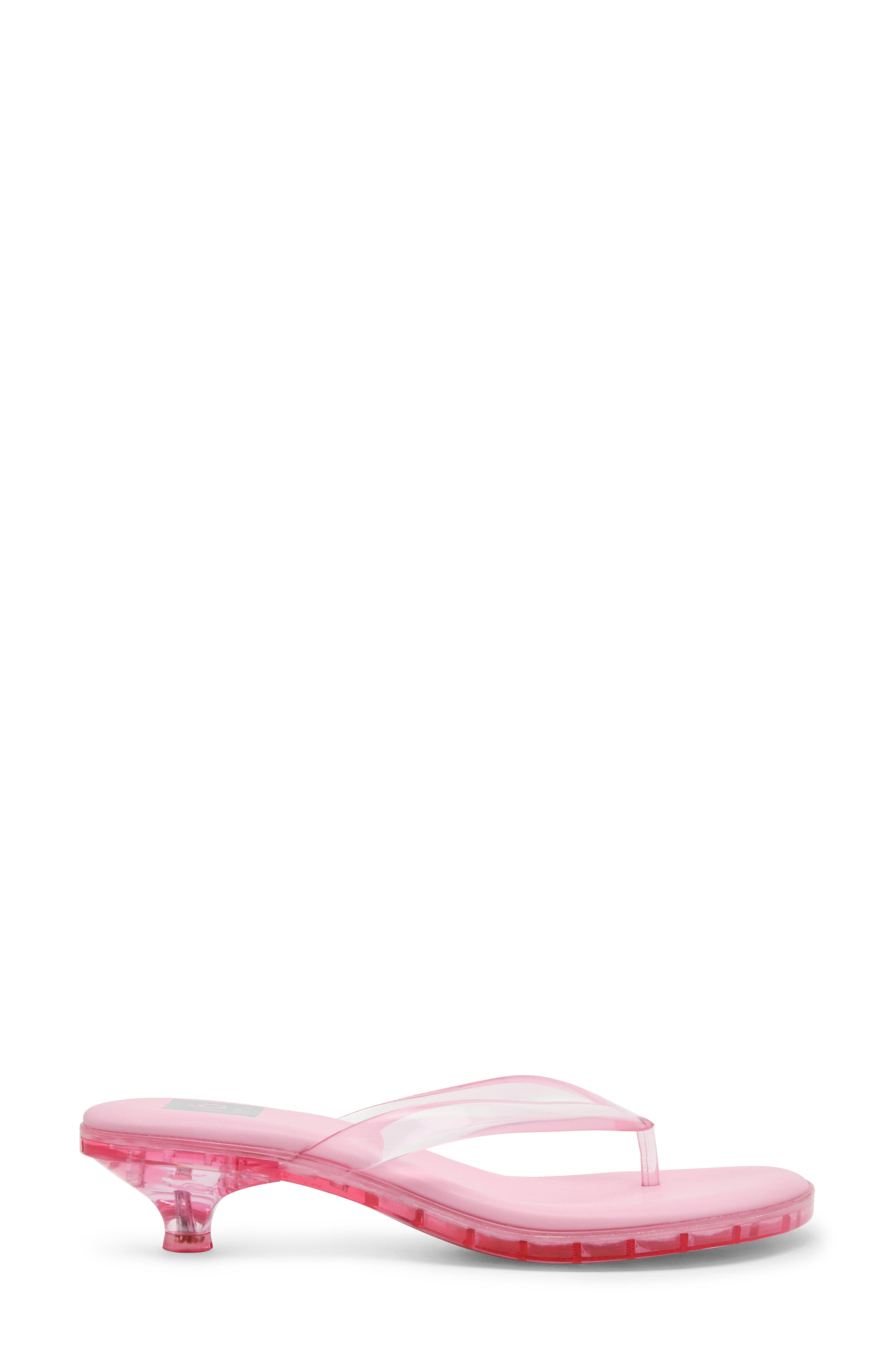 Cicely Kitten Heel Flip Flop, Alternate, color, PINK