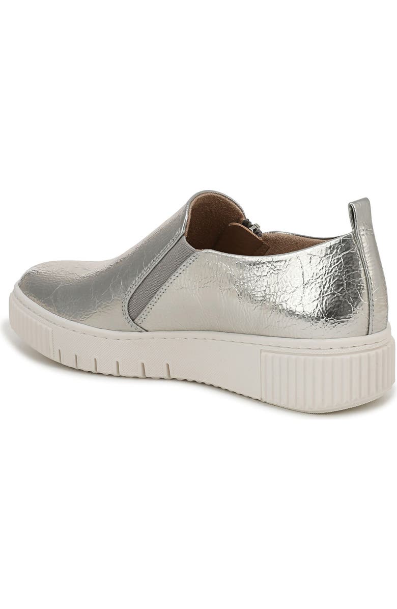 SOUL NATURALIZER Turner Zip Sneaker, Alternate, color, Silver Sand Faux Leather