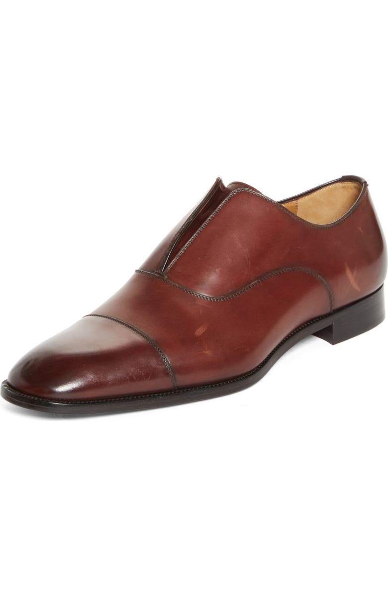 Christian Louboutin Alpha Male II Cap Toe Slip-On, Main, color, Cuoio