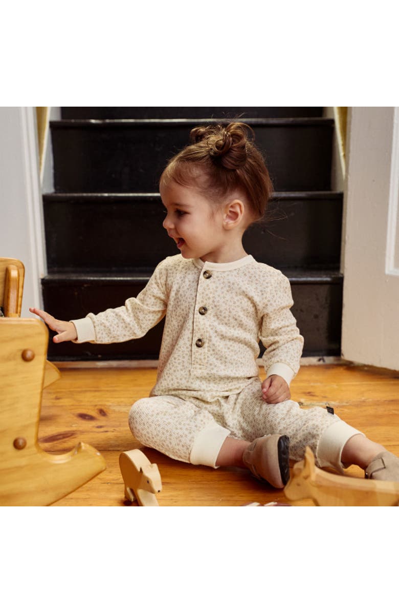 Modern Moments<sup>™</sup> by Gerber Slouch Romper, Alternate, color, Ivory Ditsy Floral