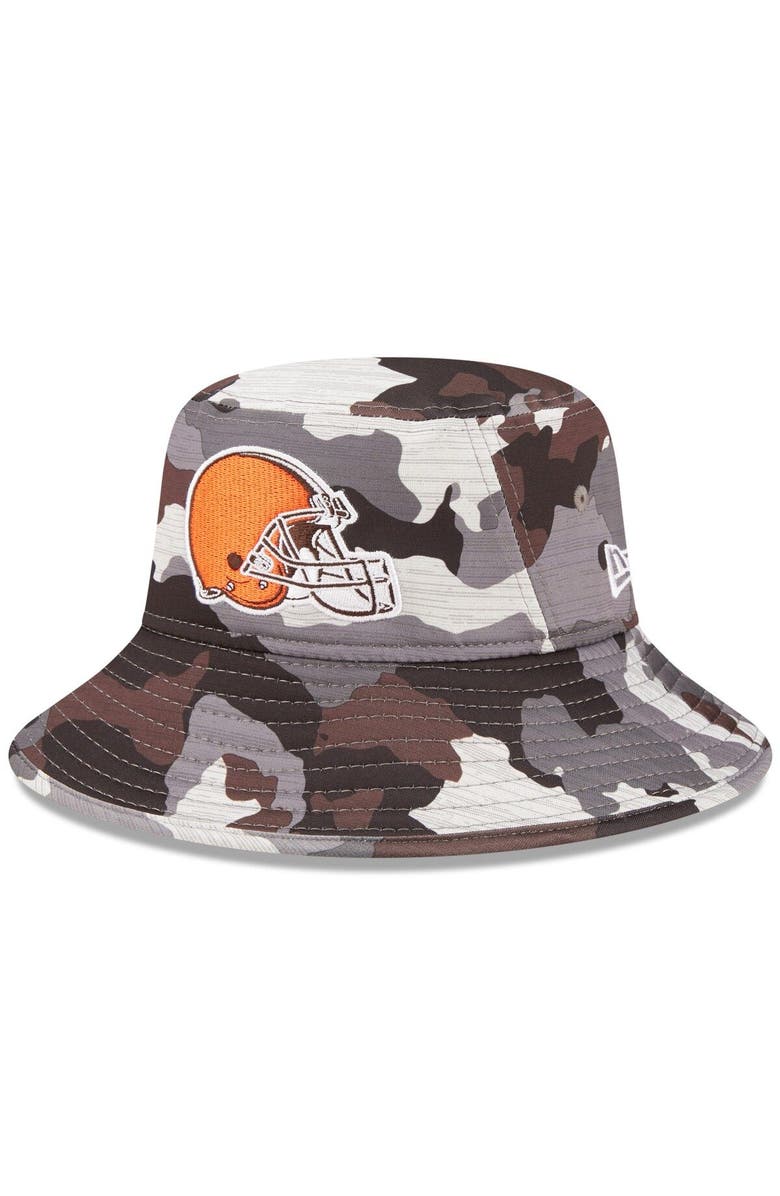 New Era Men's New Era Camo Cleveland Browns 2022 NFL Training Camp Official Bucket Hat, Main, color, Camo