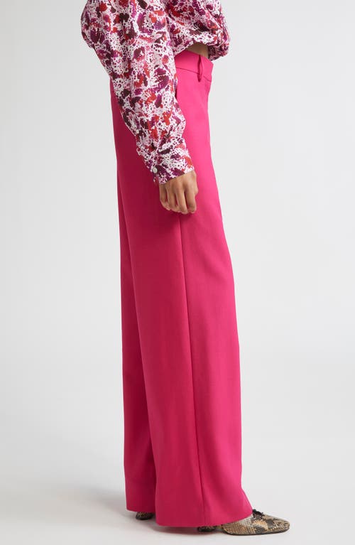 Dries Van Noten Wool & Mohair Straight Leg Pants
