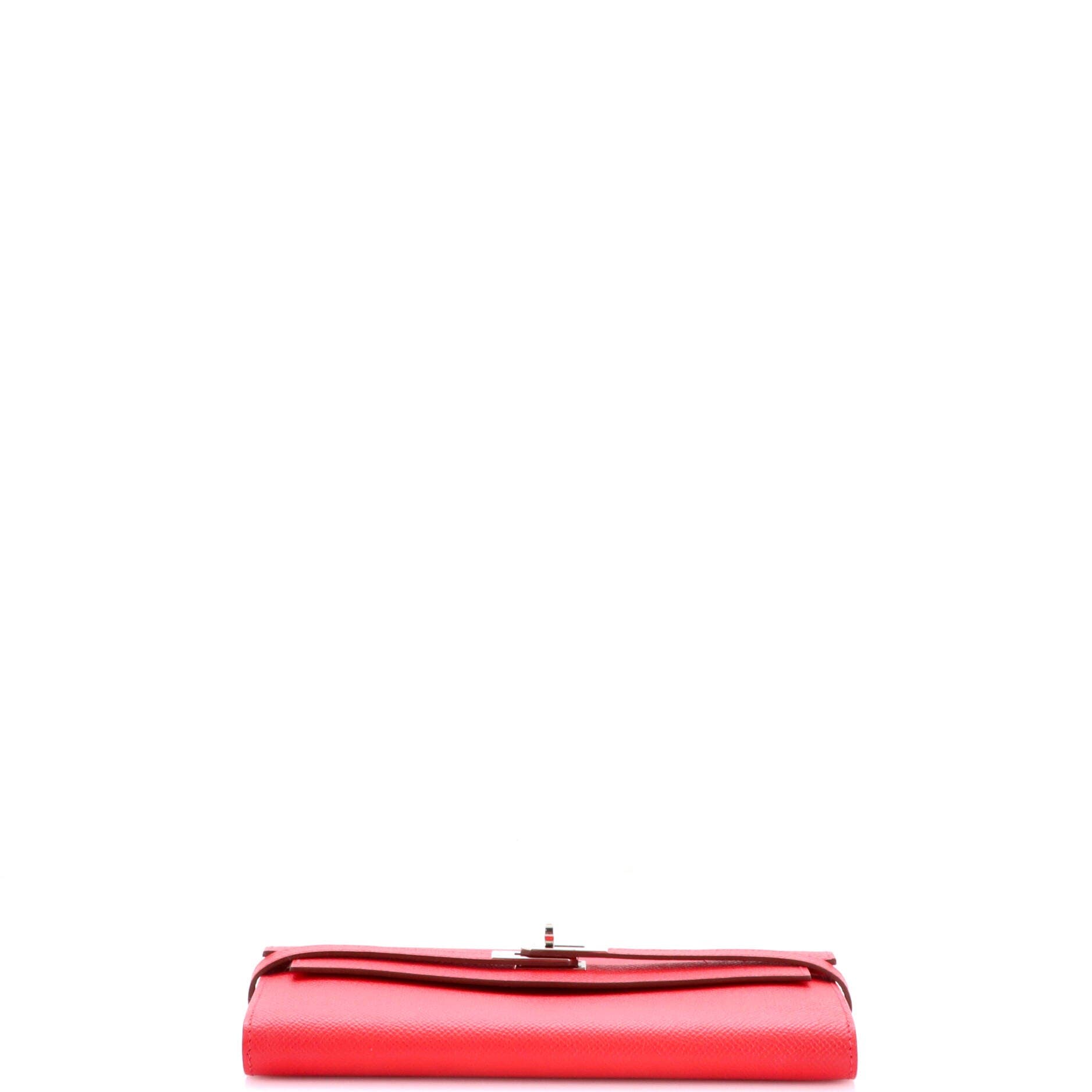 Kelly Wallet Epsom Long, Alternate, color, Red