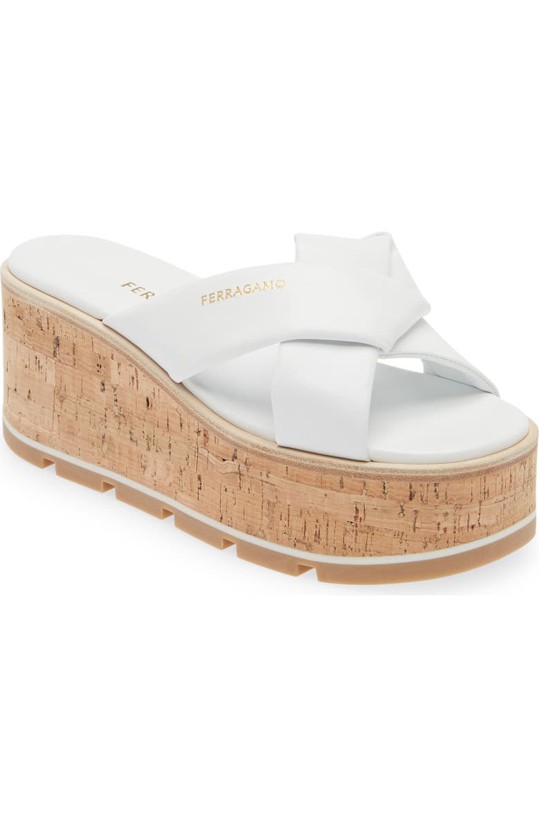 FERRAGAMO Engracia Platform Sandal, Main, color,