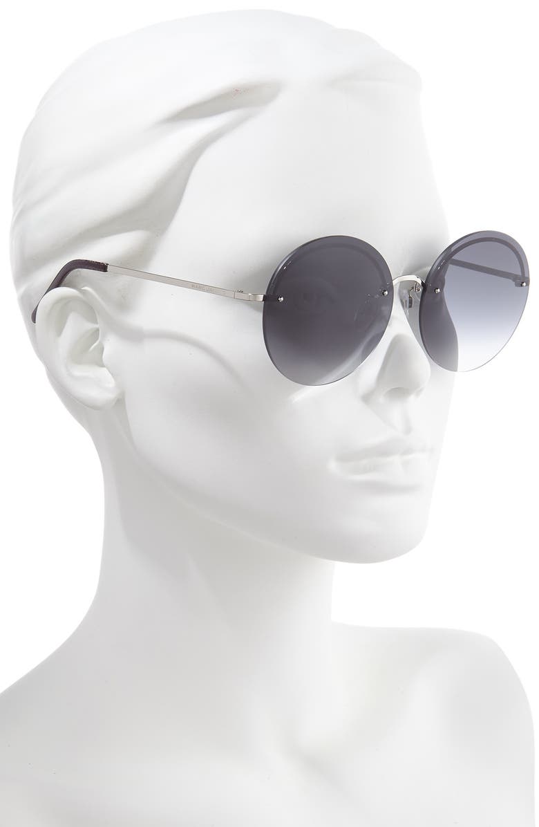 The Marc Jacobs 60mm Round Sunglasses, Alternate, color, 
