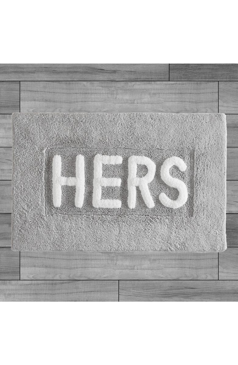 Jean Pierre New York Hers Bath Mat, Alternate, color, Grey