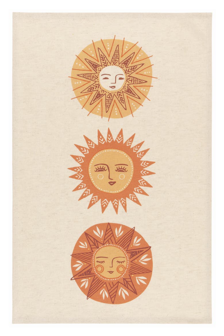 Soleil Set of 2 Tea Towels, Alternate, color, SOLEIL