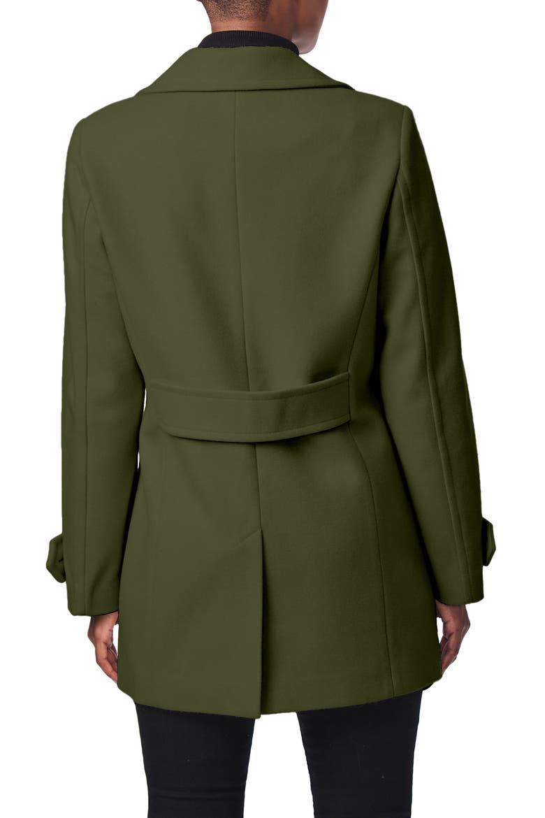 Classic Double Breasted Coat, Alternate, color, OLIVE