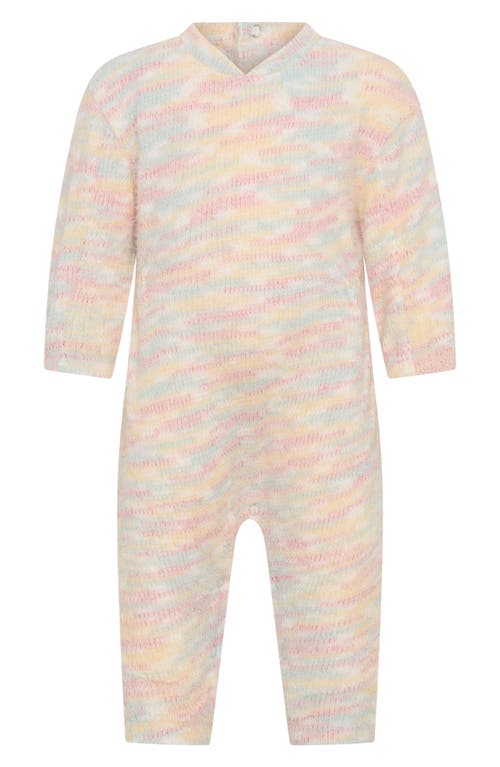 Tiny Tribe Stripe Sweater Romper In Multi