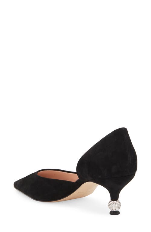 Kate Spade New York Dover Kitten Heel D'orsay Pump In Black