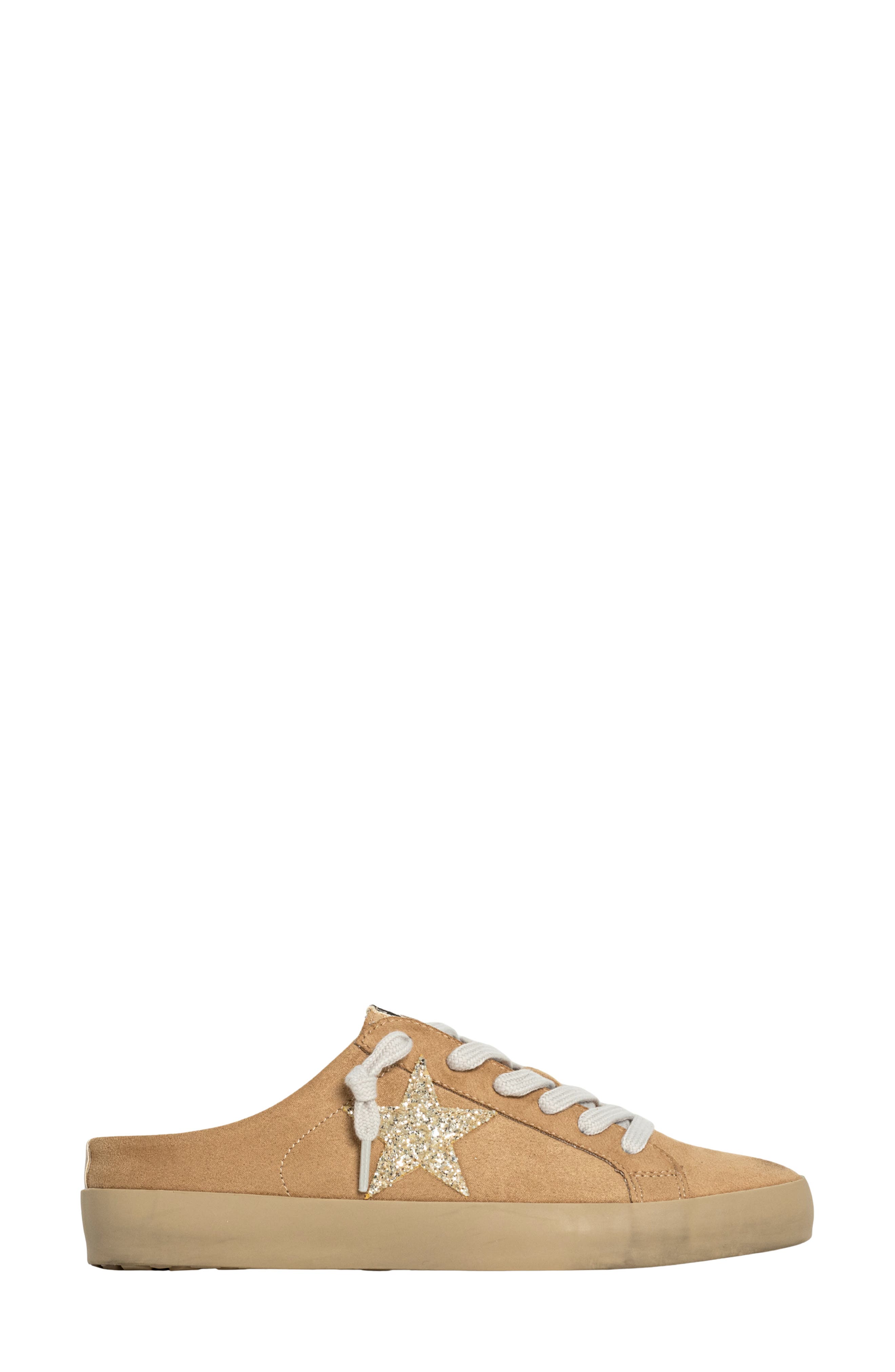 SHUSHOP Polka Sneaker Mule, Alternate, color, Beige Suede